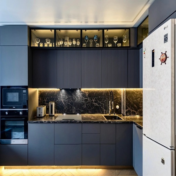 Кухонный гарнитур в МДФ плёнке